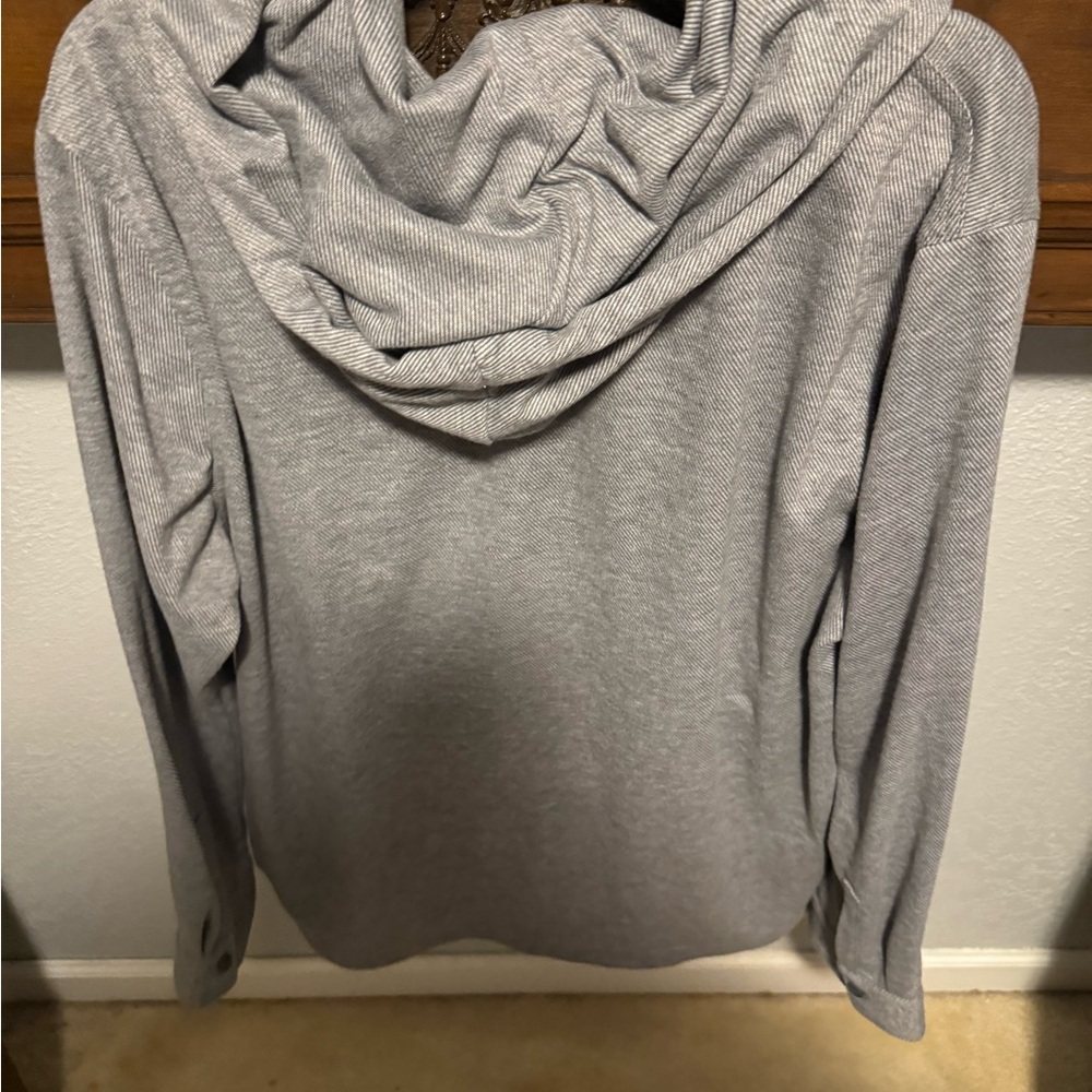 Gray Quarter-Zip Pullover - image 2